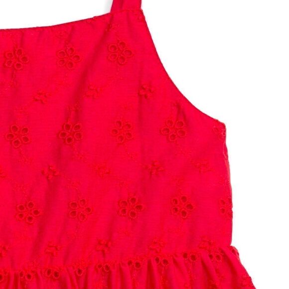 Infant Eyelet Tiered Tank Dress - Picture 3 of 6